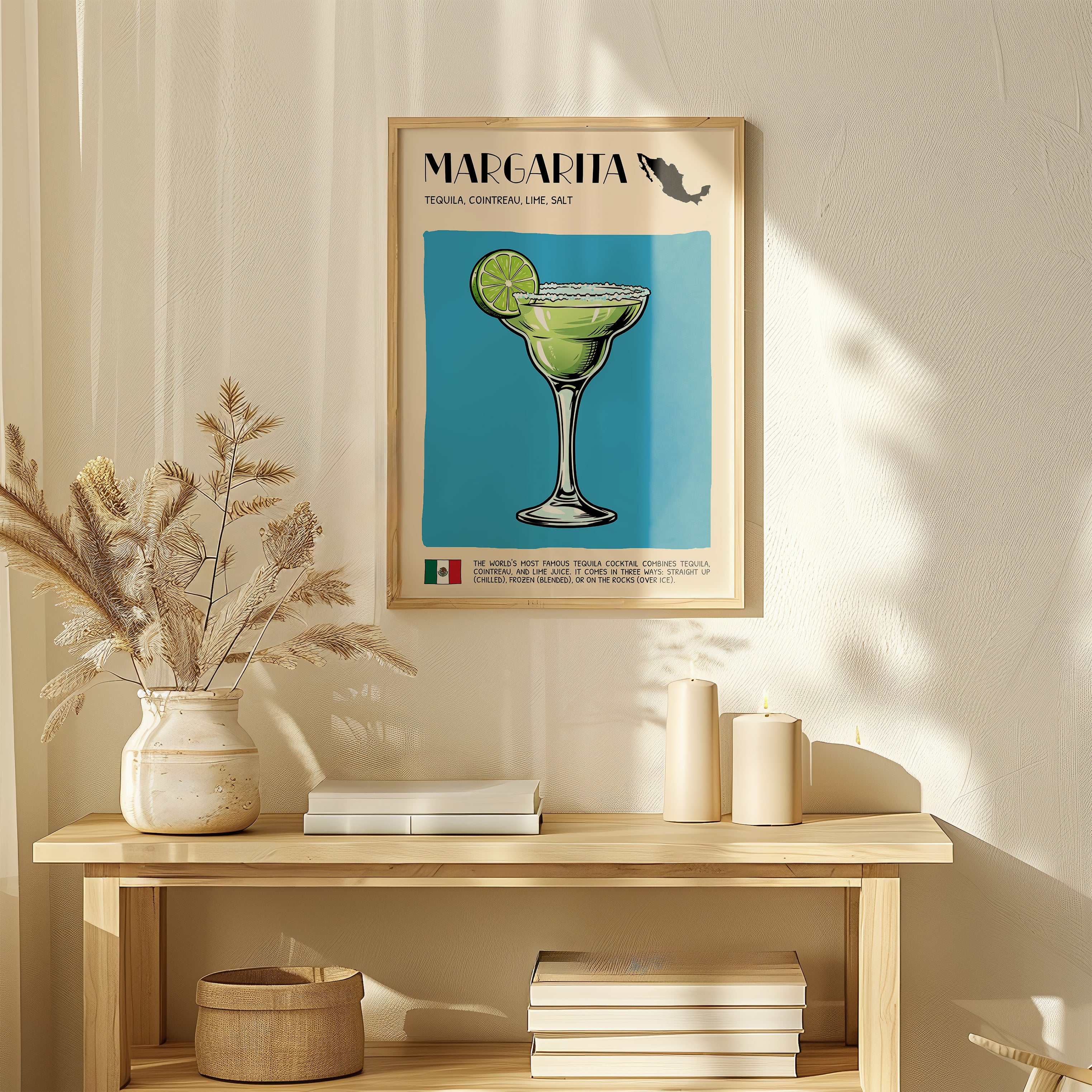 DIGITAL POSTER - COCKTAIL ART - MARGARITA