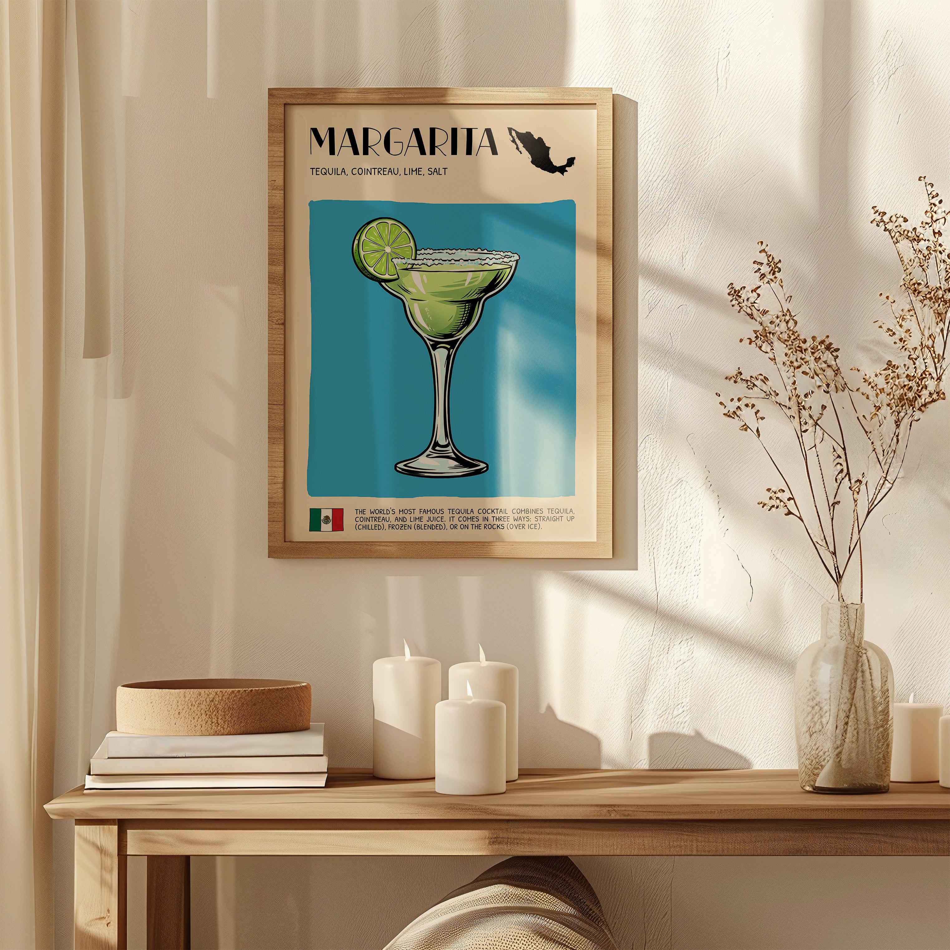 DIGITAL POSTER - COCKTAIL ART - MARGARITA