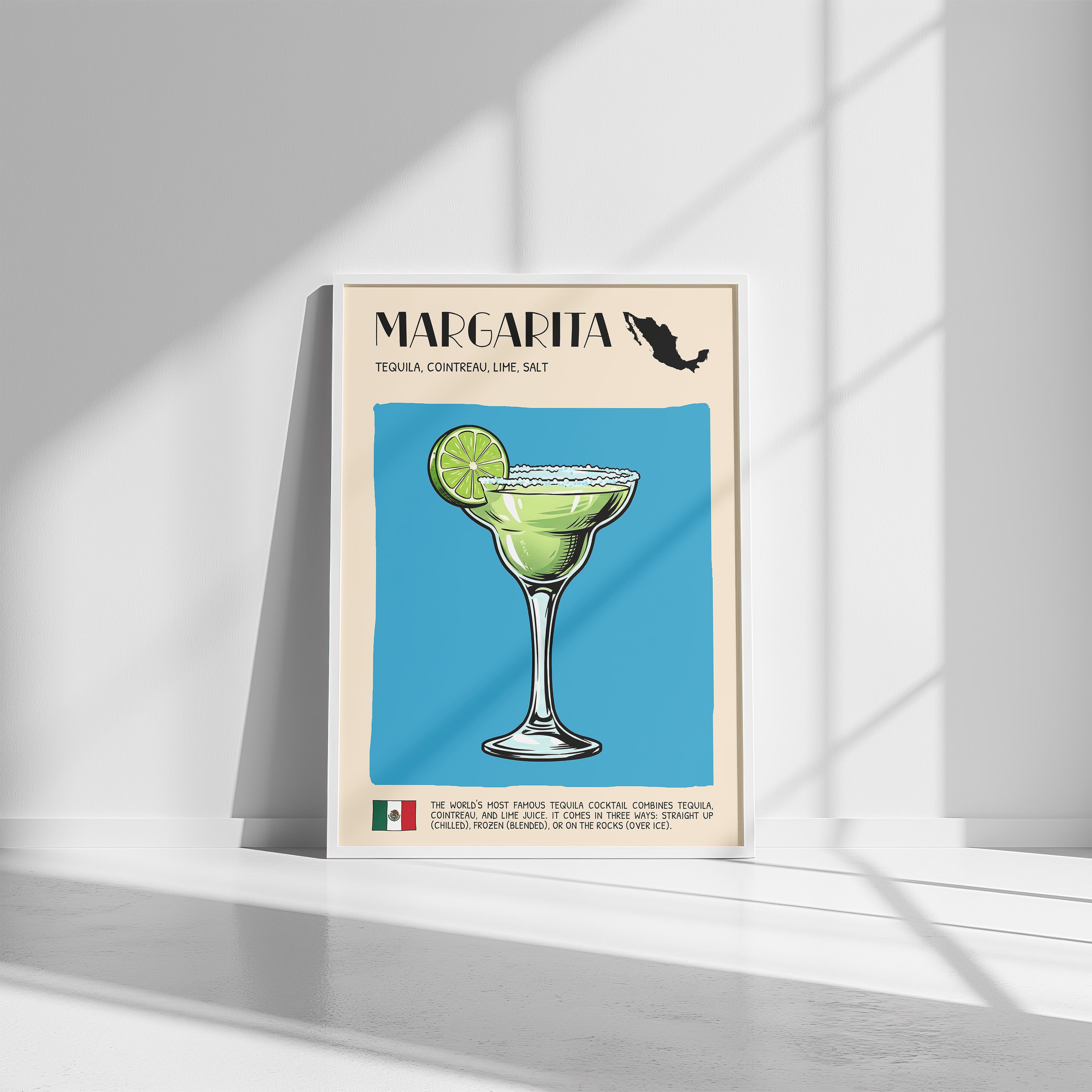 DIGITAL POSTER - COCKTAIL ART - MARGARITA