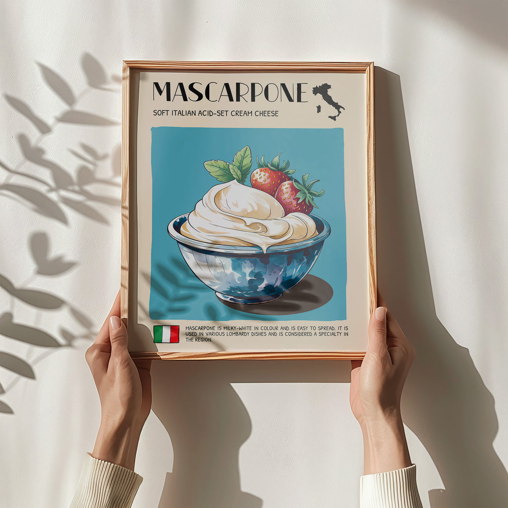 DIGITAL POSTER - CHEESE ART - MASCARPONE