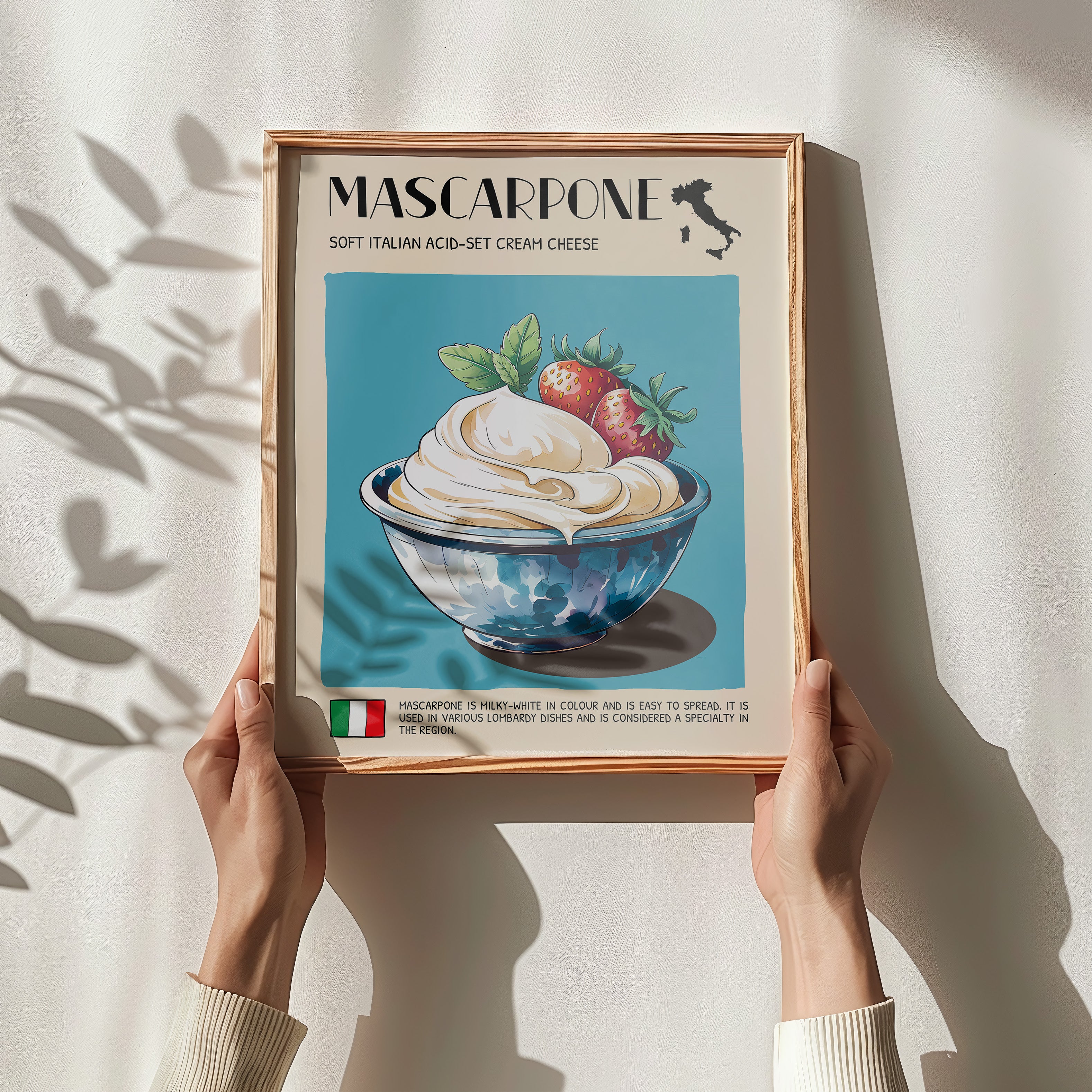 DIGITAL POSTER - CHEESE ART - MASCARPONE