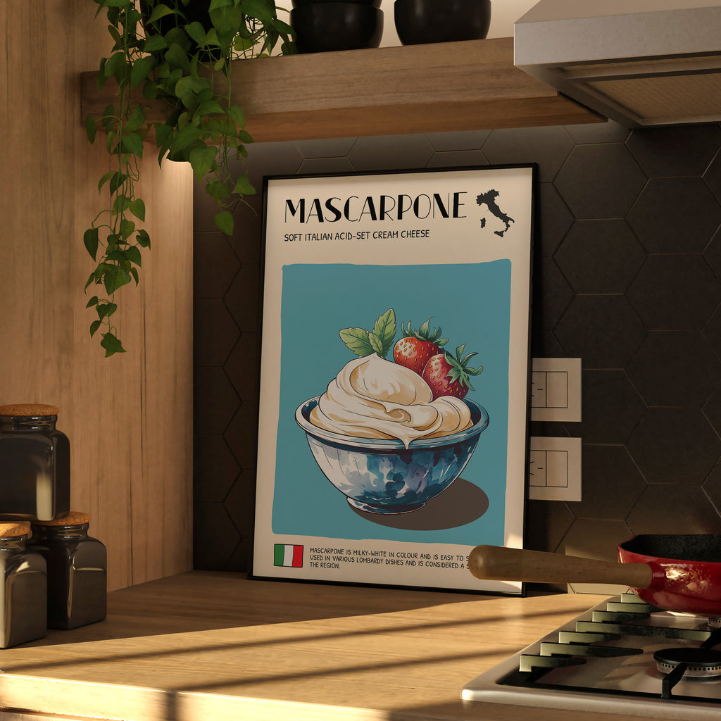 DIGITAL POSTER - CHEESE ART - MASCARPONE