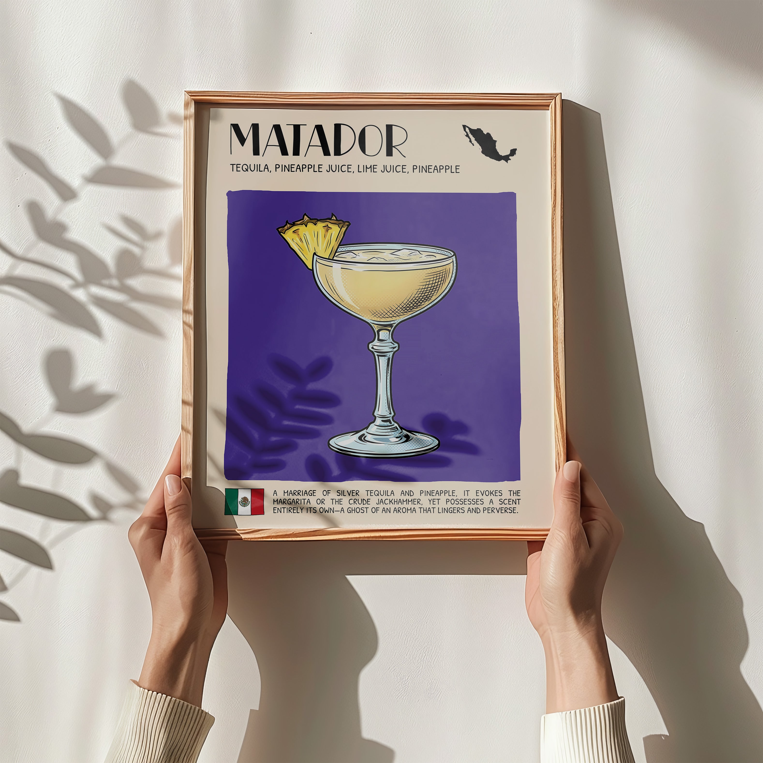 DIGITAL POSTER - COCKTAIL ART - MATADOR