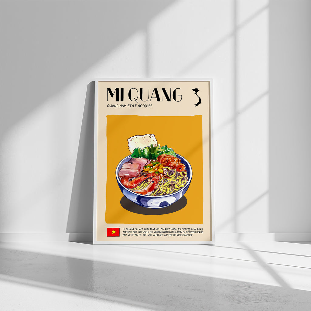 DIGITAL POSTER - VIETNAMESE FOOD ART - MI QUANG