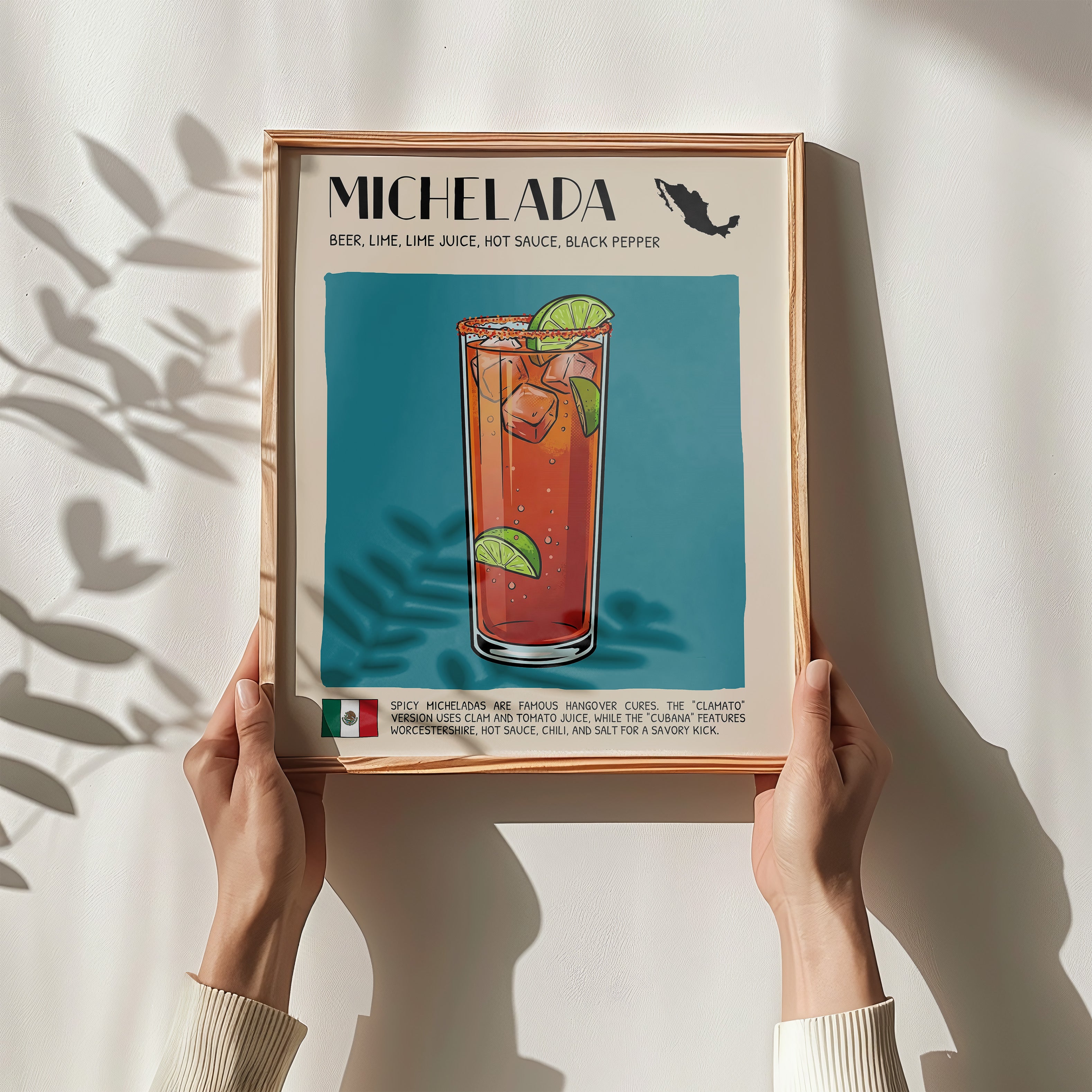 DIGITAL POSTER - COCKTAIL ART - MICHELADA
