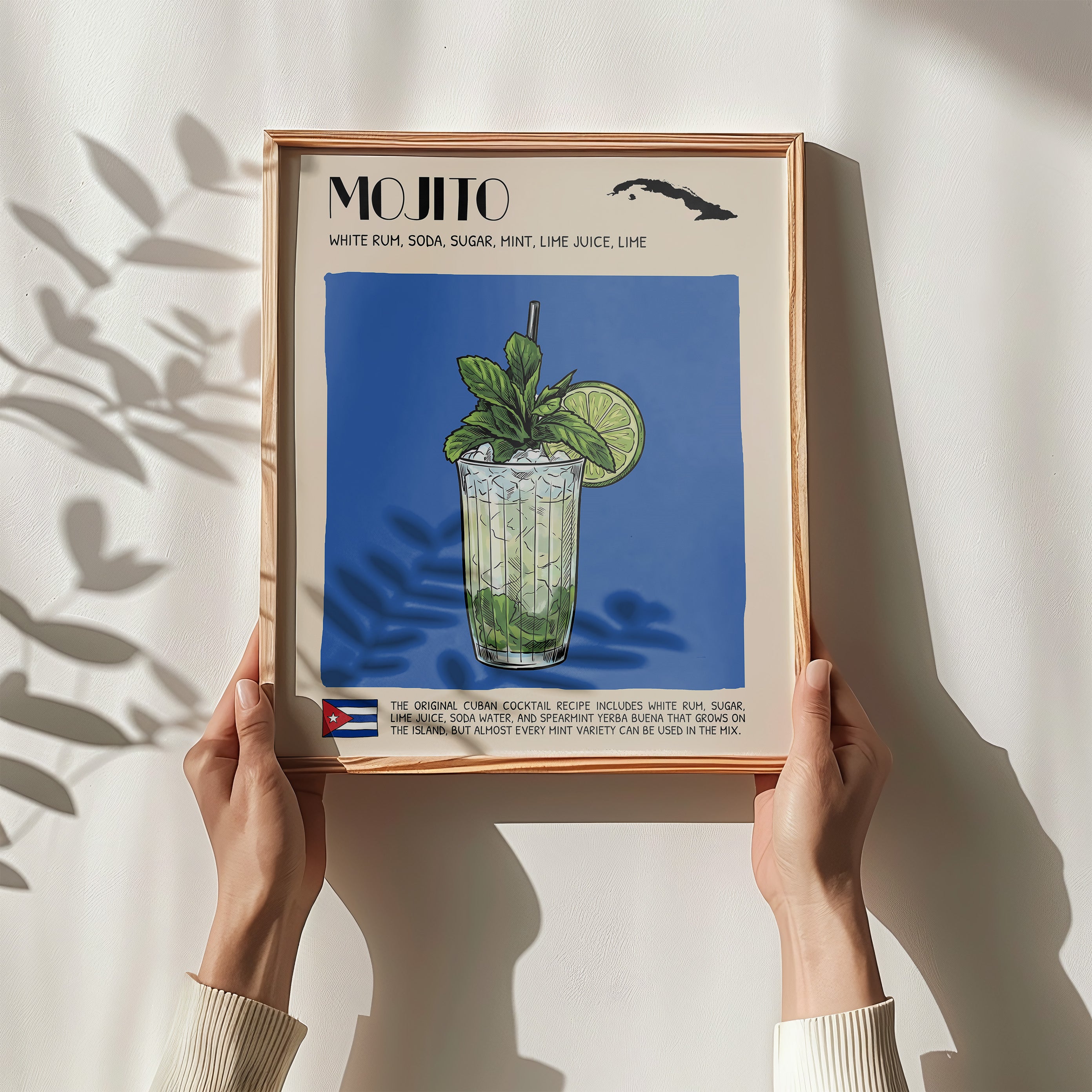 DIGITAL POSTER - COCKTAIL ART - MOJITO
