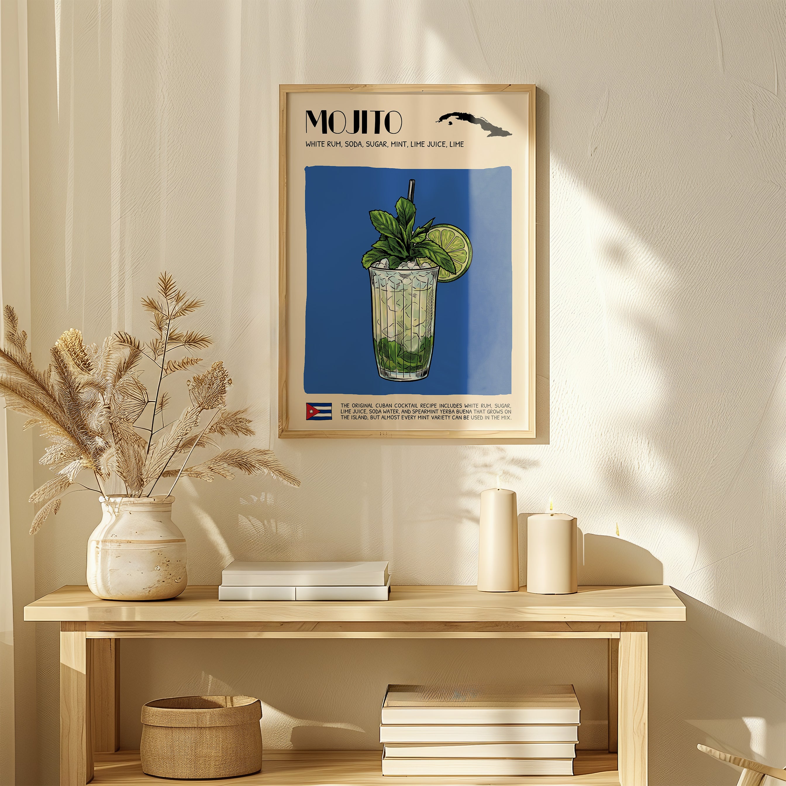 DIGITAL POSTER - COCKTAIL ART - MOJITO