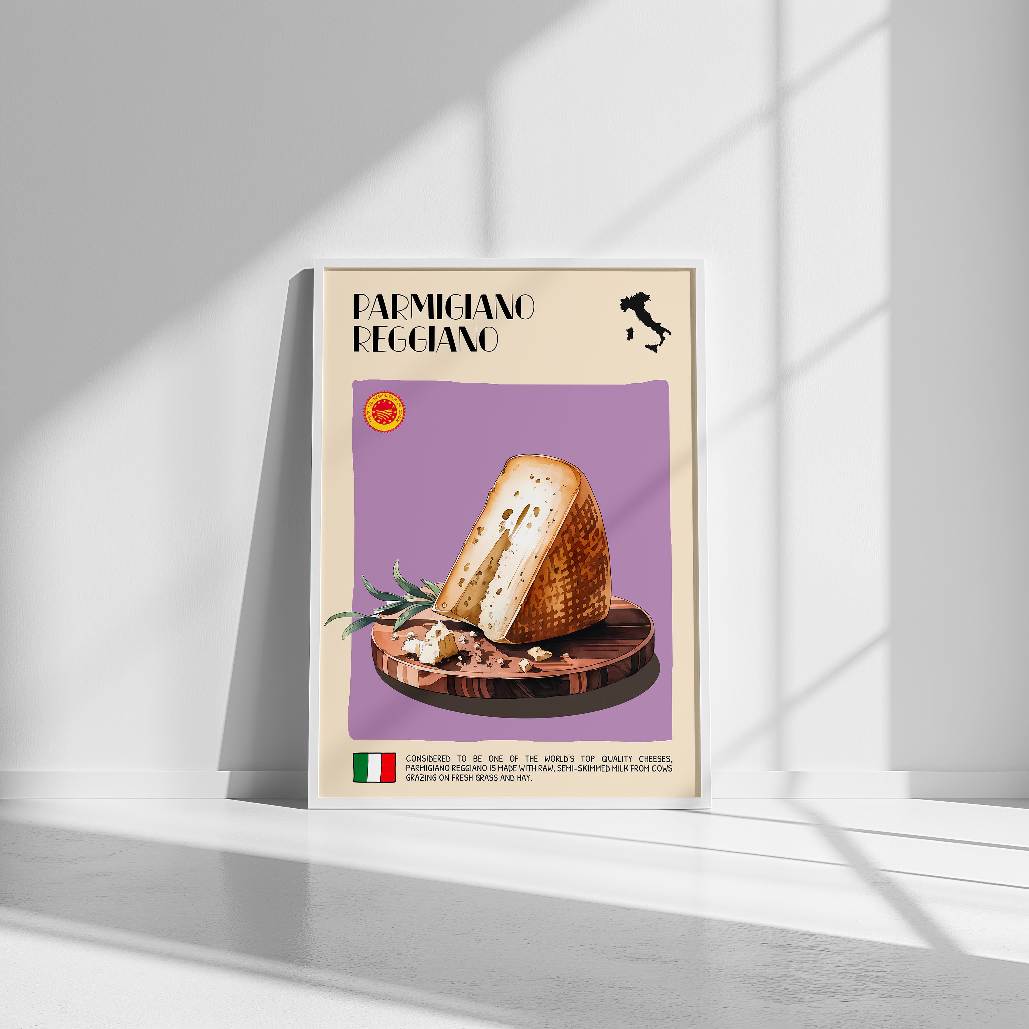 DIGITAL POSTER - CHEESE ART - PARMIGIANO REGGIANO