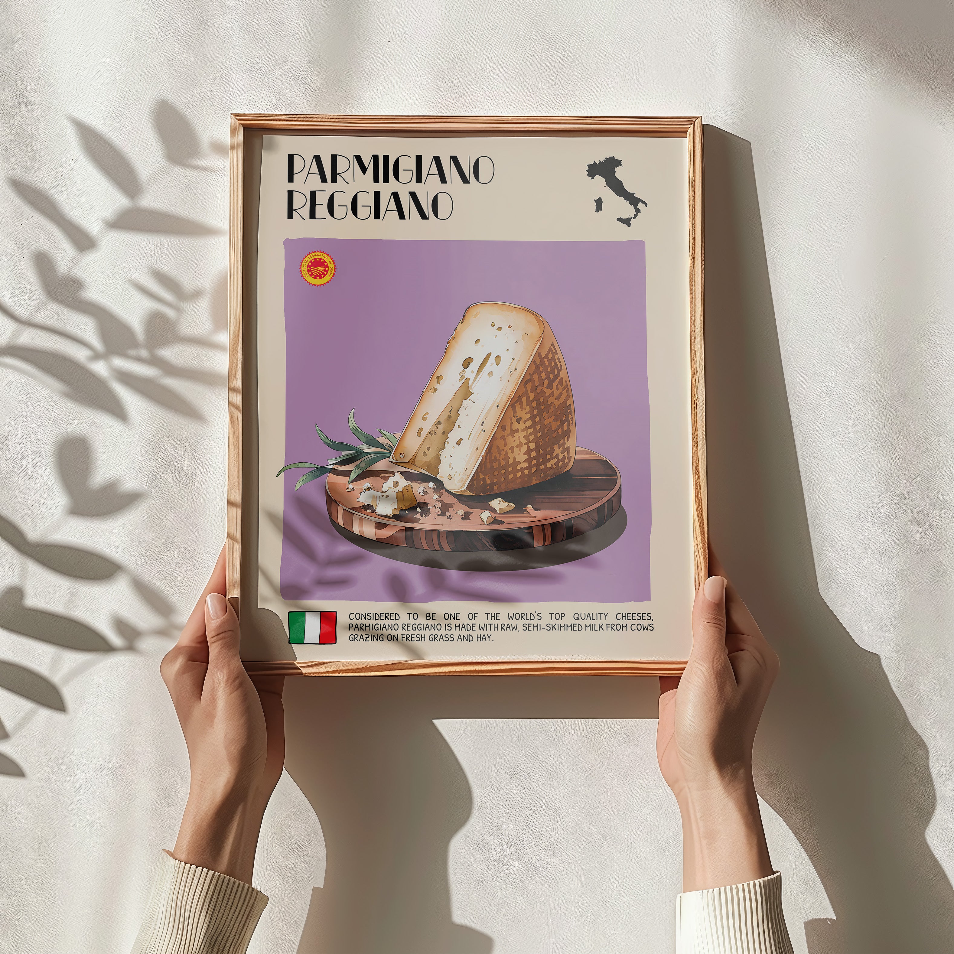 DIGITAL POSTER - CHEESE ART - PARMIGIANO REGGIANO