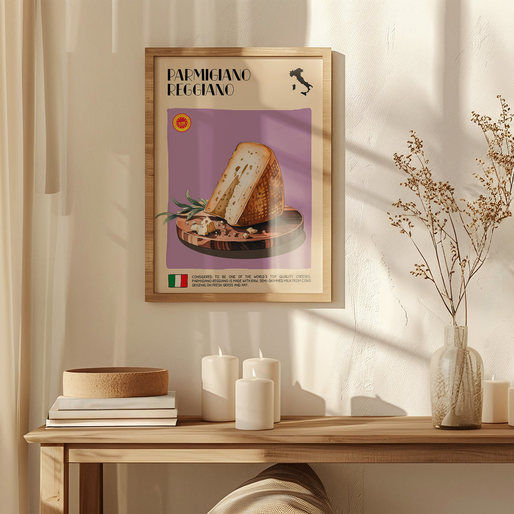 DIGITAL POSTER - CHEESE ART - PARMIGIANO REGGIANO