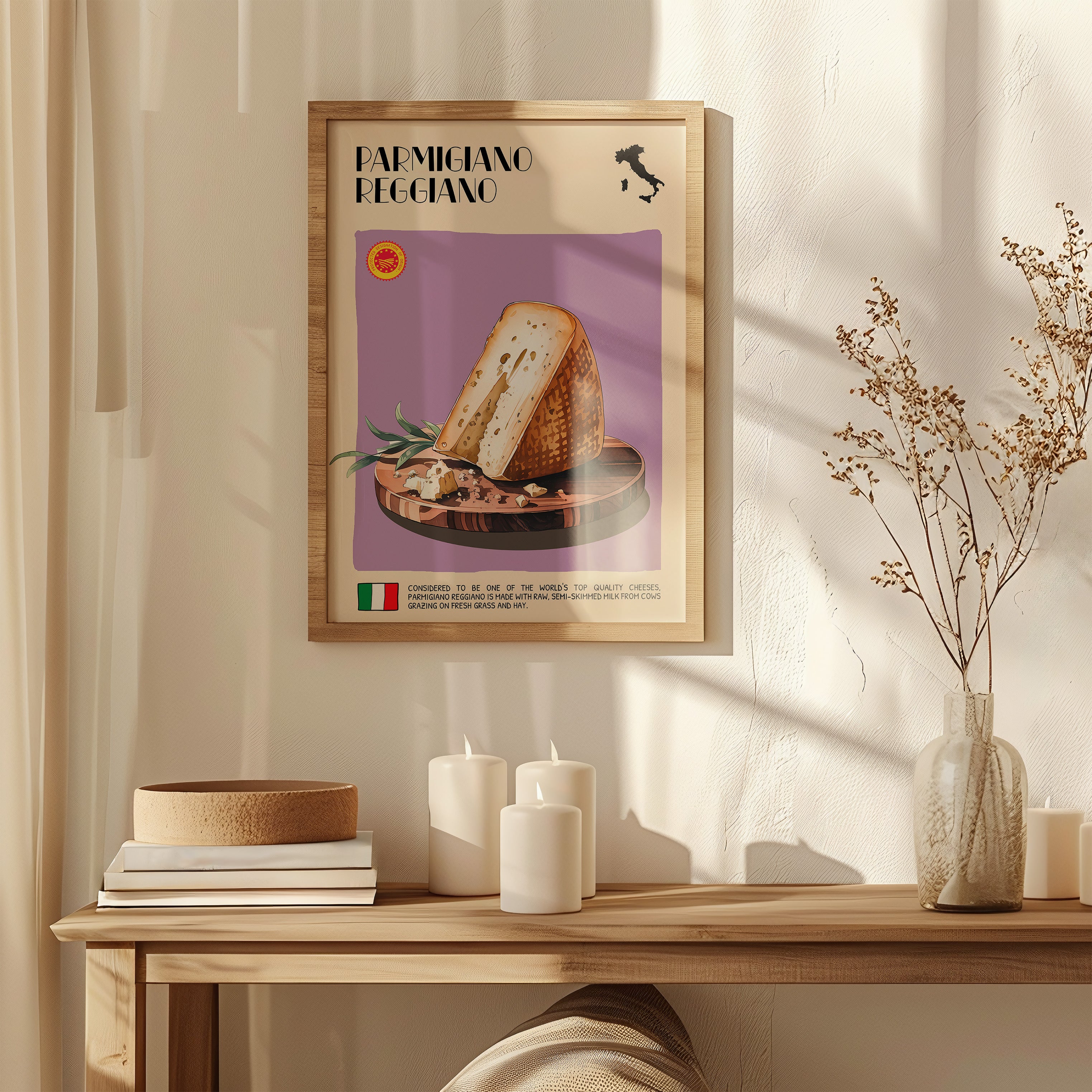 DIGITAL POSTER - CHEESE ART - PARMIGIANO REGGIANO