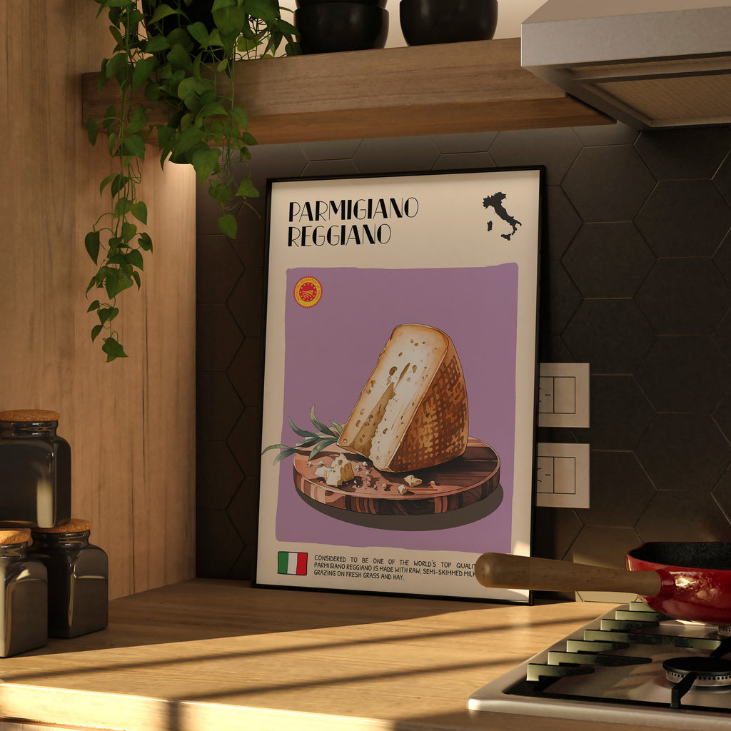 DIGITAL POSTER - CHEESE ART - PARMIGIANO REGGIANO
